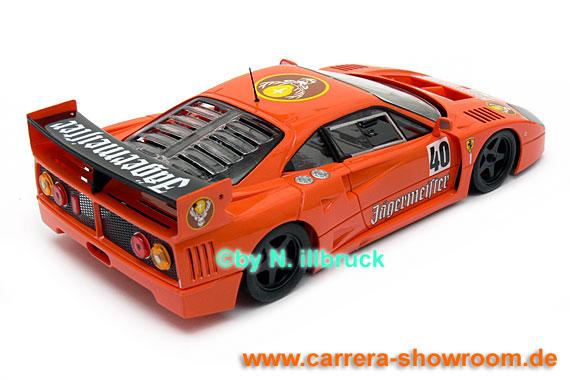 F03202 Flyslot Cars Ferrari F40 Racing Version - Jaegermeister #40